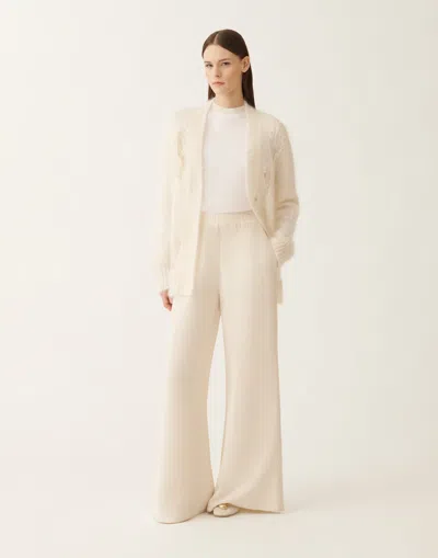 Fabiana Filippi Long-sleeved Cardigan In Neutral