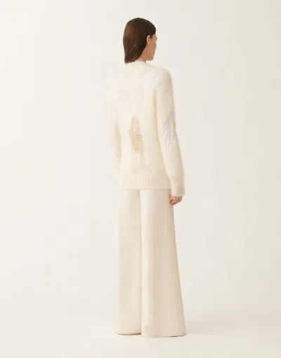 Fabiana Filippi Long-sleeved Cardigan In Neutral