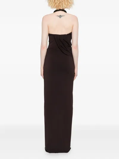 不对称中长连衣裙