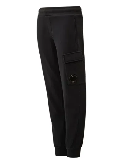 C.p. Company Cargo-pocket Sweatpants In Black