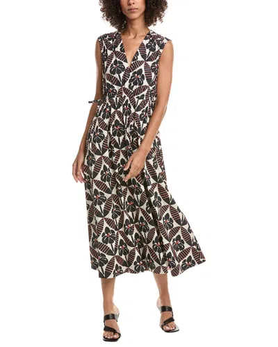 Derek Lam 10 Crosby Nara Crochet Stripe Shirting C In Black