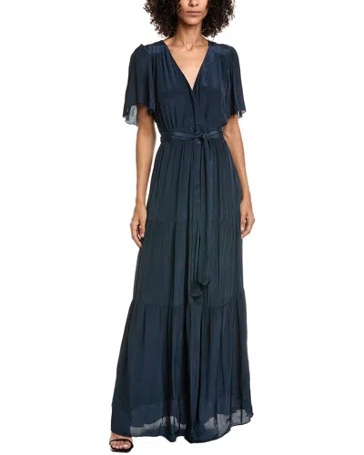 Ba&sh Natalia Maxi Dress In Blue