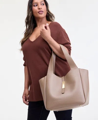 Inc International Concepts Lydiah Large Tote Bag, Exclusively At Macy's In Brown