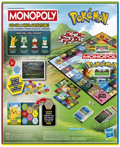 Monopoly Pokemon Edition Board Game In Multi