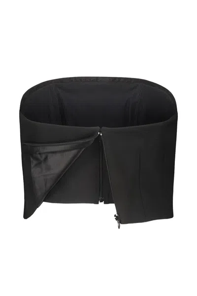 Wardrobe.nyc Velvet Corset In Black