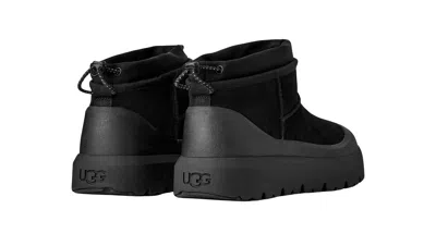 Ugg Suede Classic Ultra Mini Weather Hybrid Ankle Boots In Black