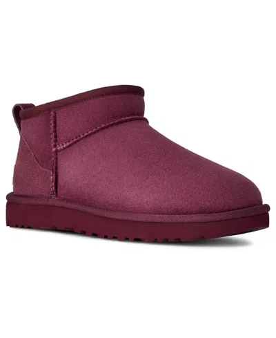 Ugg Classic Ultra Mini Ankle Boots In Multi