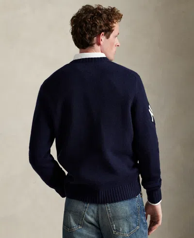 Polo Ralph Lauren Unisex Yankees Bear Sweater In Blue