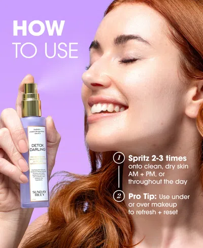 Sunday Riley Detox Darling Pro-microbiome Balancing Essence For Oily And Blemish-prone Skin 50ml In Transparent