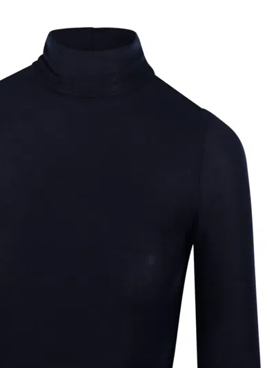 Re Code Turtleneck Long-sleeved Top In Blue
