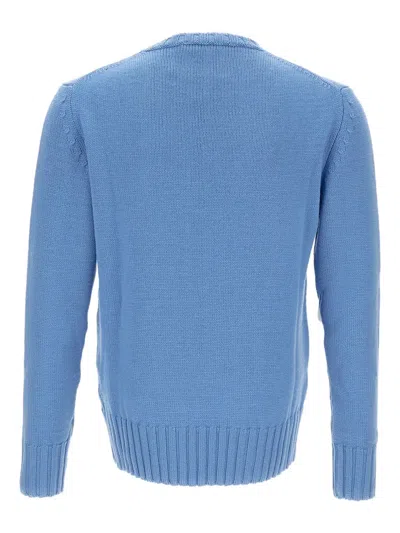Customer Lovers Crew-neck Wool Sweater In Blue