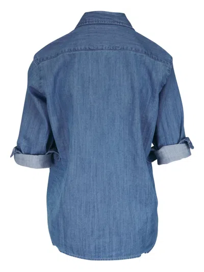 曲线形下摆衬衫