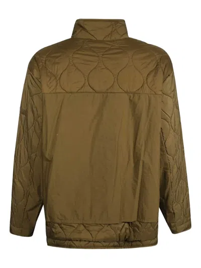 Tatras Quilted Patchwork Casual Jacket In Green