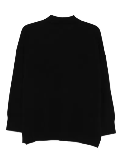 Mr Mittens Gigi Pullover Mit Polokragen In Black