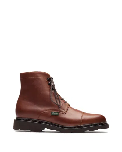 Paraboot Brown Shoes With Norwegian Stitching In Brown