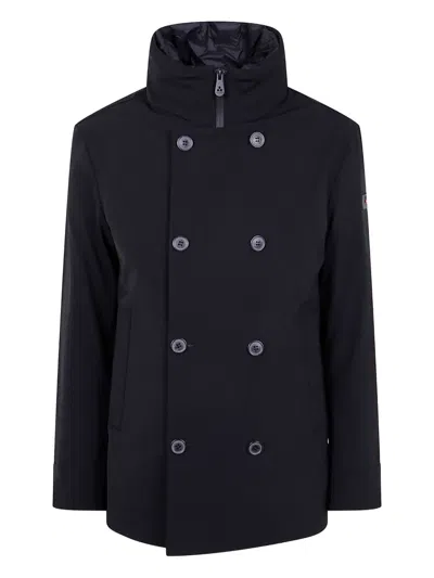 双排扣羽绒夹克