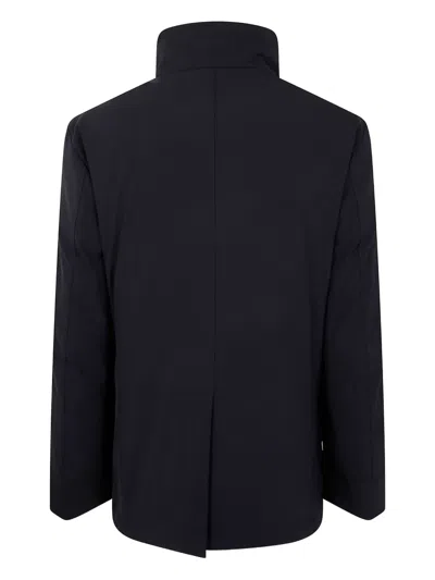 双排扣羽绒夹克