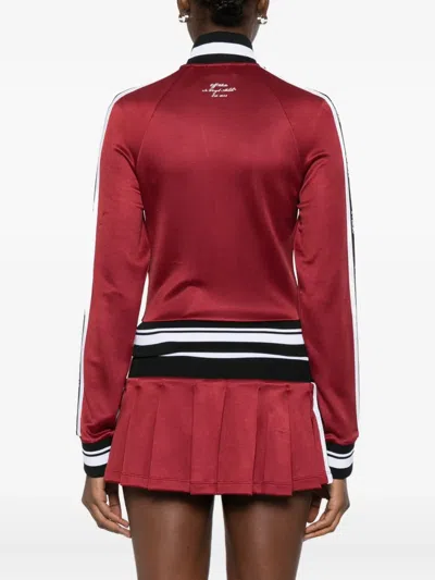 Off-white Serena Track Jacket Contrast Trim In Red