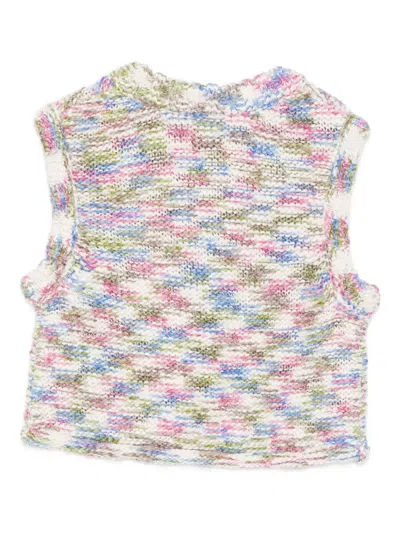 Scotch & Soda Knitted Sweater Vest In Blue