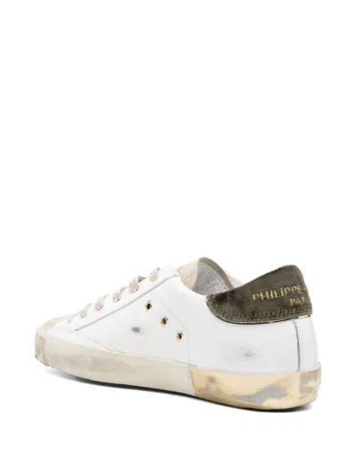 Philippe Model Paris Padded Tongue Lace-up In White