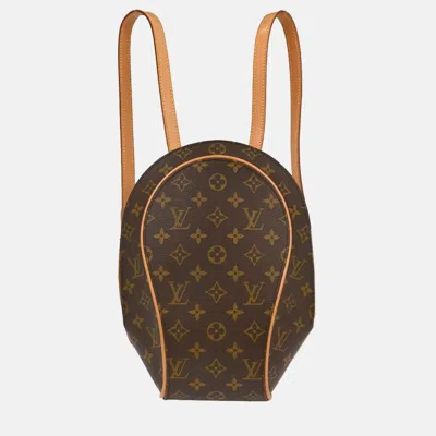 Pre-owned Louis Vuitton Monogram Ellipse Sac A Dos Backpack In Brown