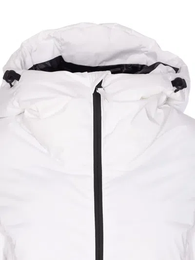 Jetset Hooded Zip-front Coat In White