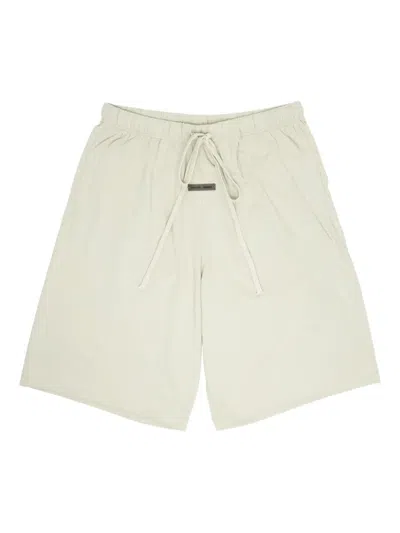 Essentials Drawstring Jersey Shorts In Green