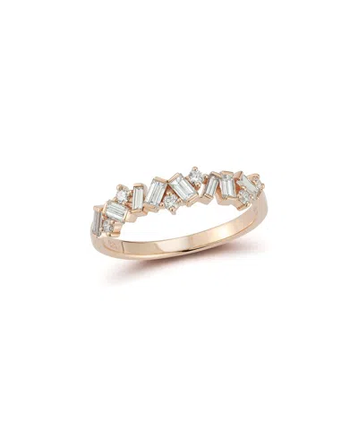 Nephora 14k Rose Gold 0.64 Ct. Tw. Diamond Stackable Ring In Gold