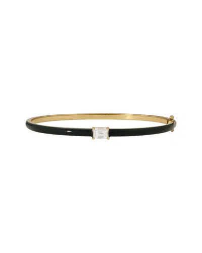 Nephora 14k 0.30 Ct. Tw. Diamond Bangle In Black