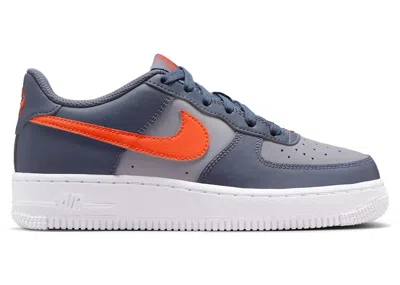Pre-owned Nike Air Force 1 Low Orange Sneakers In Cement Grey/light Carbon/white