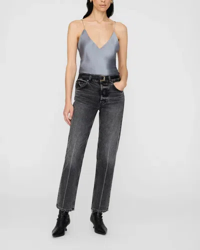 Anine Bing Ellen Top Pastel Blue In Blue