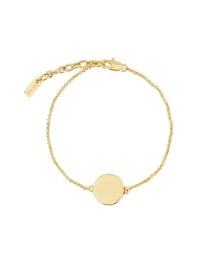 Marc Jacobs The Button Chain Bracelet In Gold