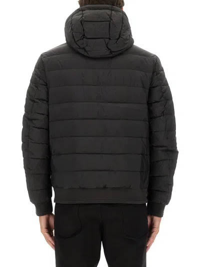 Belstaff Control Quilted Hooded Jacket In Black