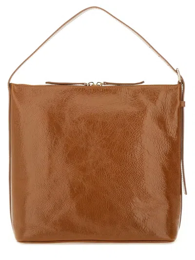 Apc A.p.c. Vera Leather Shoulder Bag