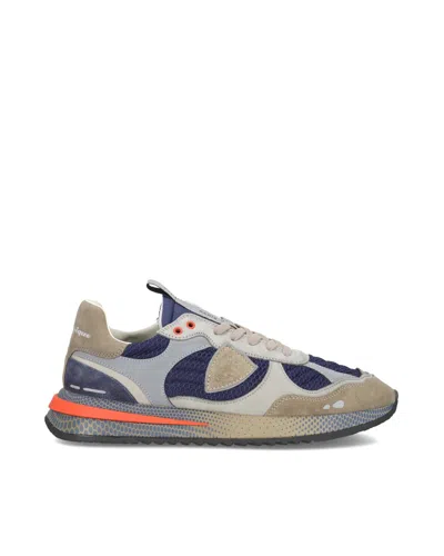 Philippe Model Olympique Sneakers Grey/blue In Multi