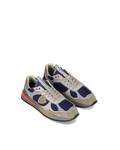 Philippe Model Olympique Sneakers Grey/blue In Multi