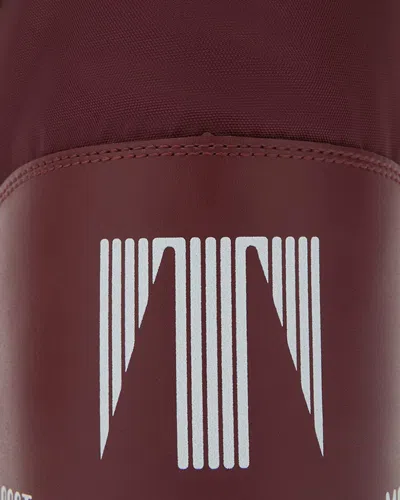 Moon Boot Burgundy Nylon And Synthetic Leather Icon Boots In Burgundy