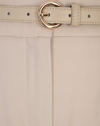 Max Mara Studio Stretch Wool Pants In Brown