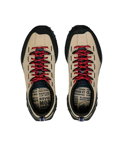 Keen Stone Island Down Jacket With Hood In Nylon Ripstop In Brown