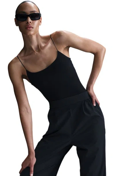 Nike 24.7 Perfectstretch Dri-fit High Waist Loose Wide Leg Pants In Black