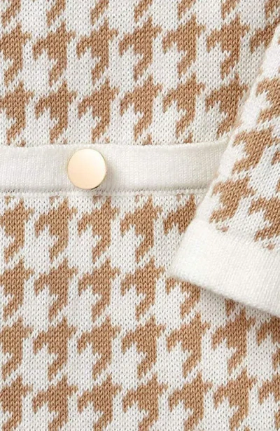 Hope & Henry Girls' Bow Sweater Dress, Toddler In Neutral