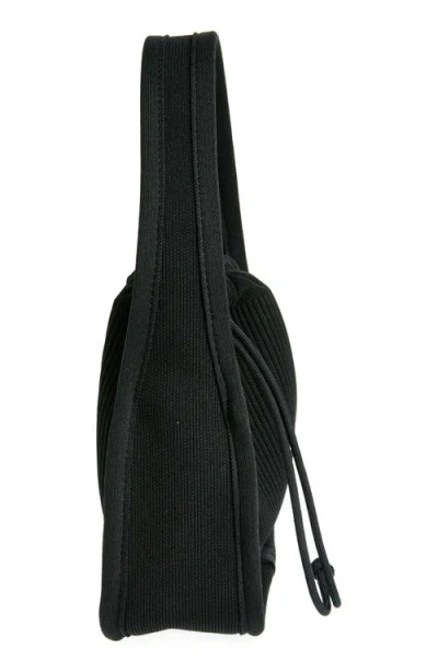 Alexander Wang Small Ryan Hotfix Knit Bag In Black