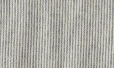 Pehr Railroad Engineer Stripe Organic Cotton Overalls In Gray