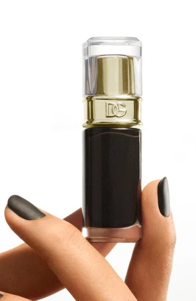 Dolce & Gabbana Nailed It! Quick-dry Lasting Nail Lacquer In Black