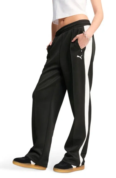 Puma T7 Always On Straight Track Pants In Black