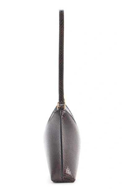 Jacquemus Ovalo Clutch In Brown