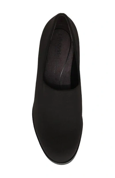 Lifestride Women's Ziva Round Toe Wedge Loafers In Black