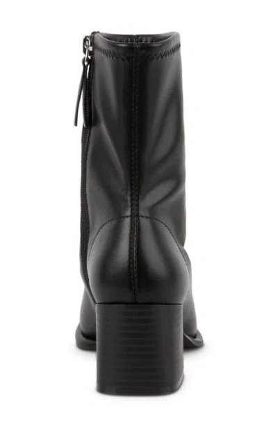 Steve Madden Pammy Block Heel Bootie In Black