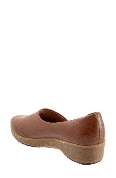 Softwalk ® Addie Half D'orsay Platform Clog In Brown