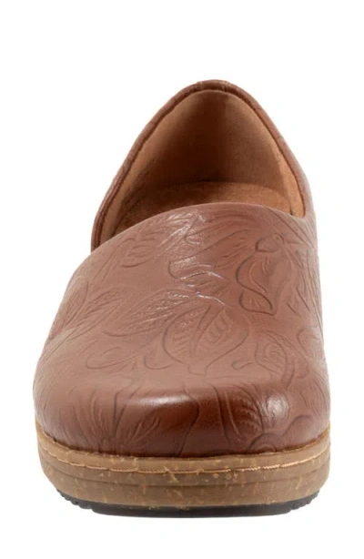 Softwalk ® Addie Half D'orsay Platform Clog In Brown